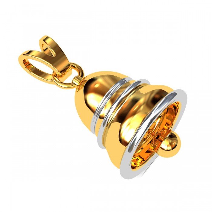 Gold Bell Pendant