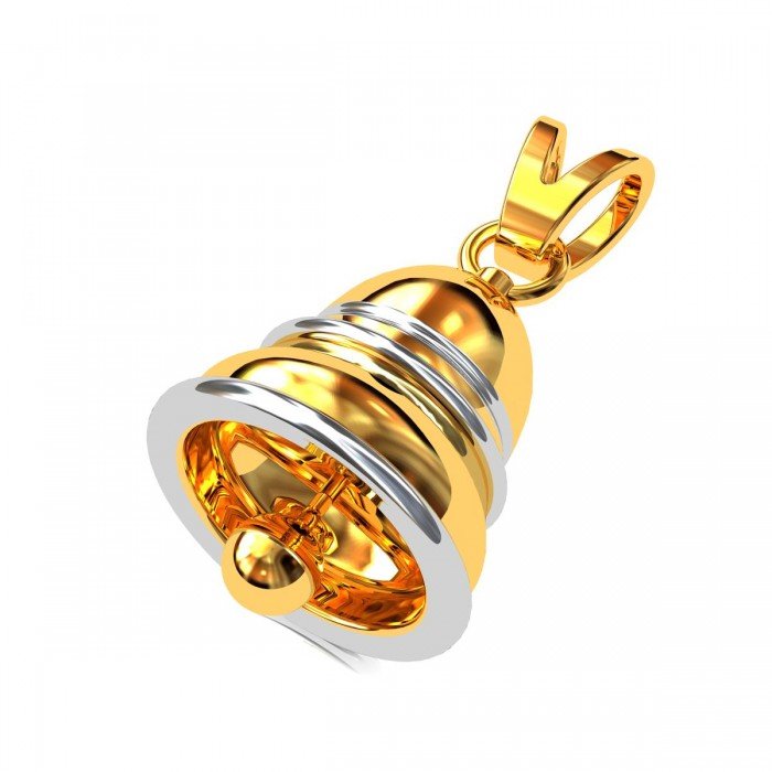 Gold Bell Pendant