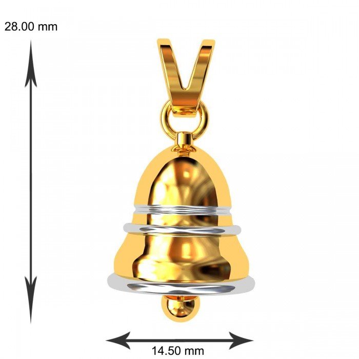 Gold Bell Pendant