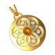 Citrine Gold Pendant