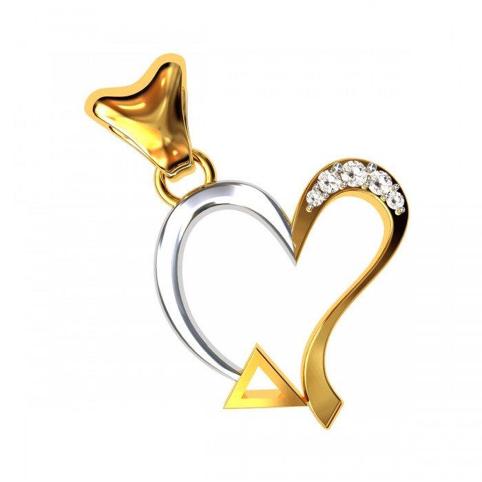 Artistic Heart Pendant