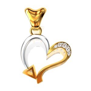 Artistic Heart Pendant