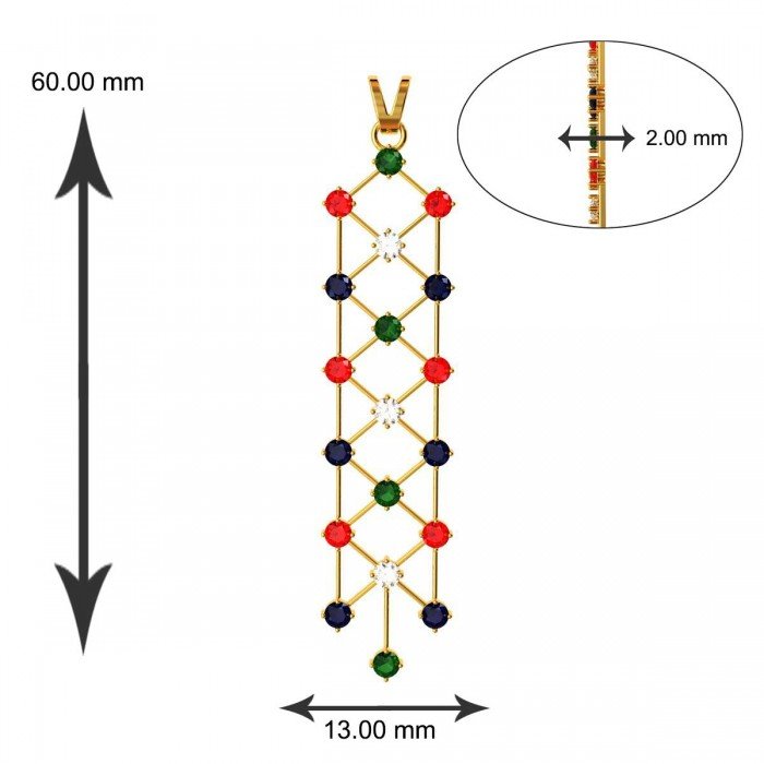 Multi-Color Pendant