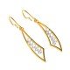 American Diamond Dangle Earrings