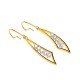 American Diamond Dangle Earrings