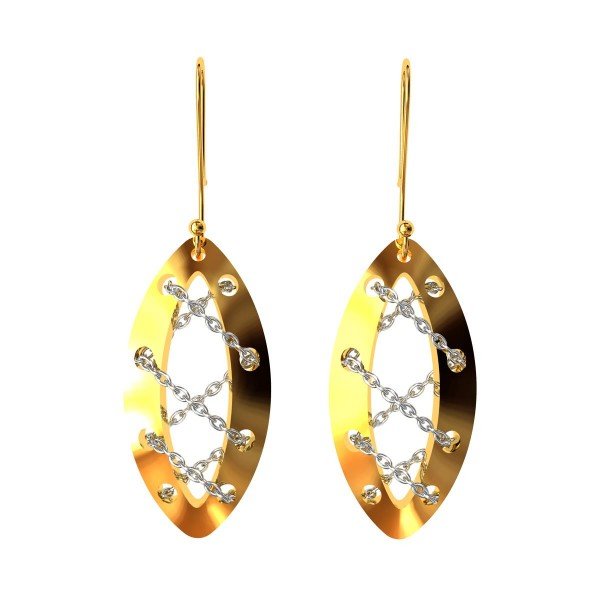 Gold Chain Earring Gold Chain Earring