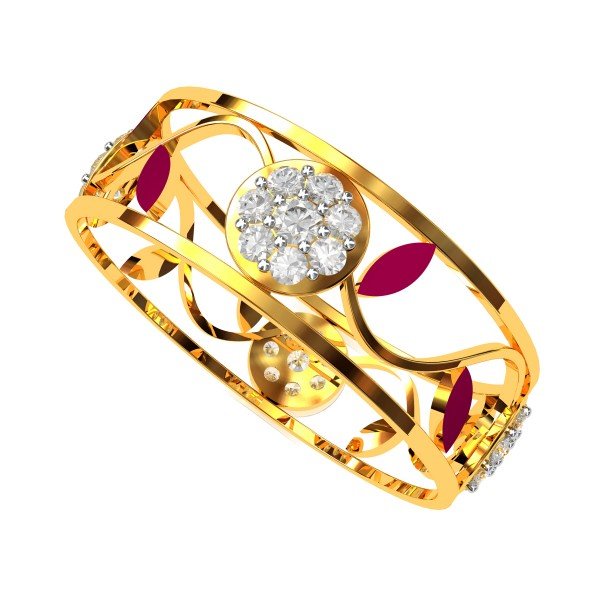 Enamel American Diamond Ring Enamel American Diamond Ring