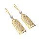 Pearl American Diamond Dangling Earring