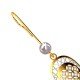 Pearl American Diamond Dangling Earring