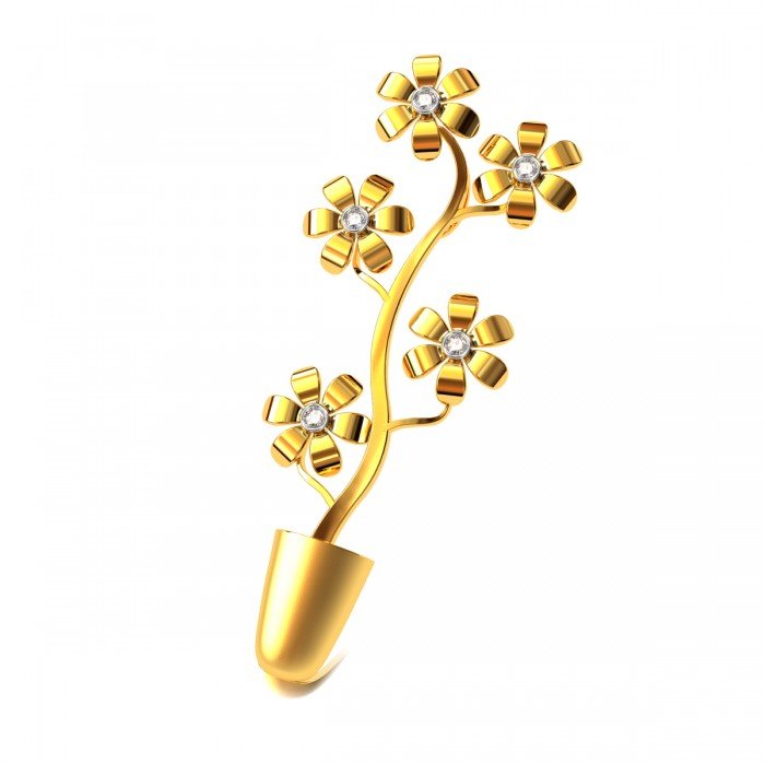 American Diamond Tree Pendant