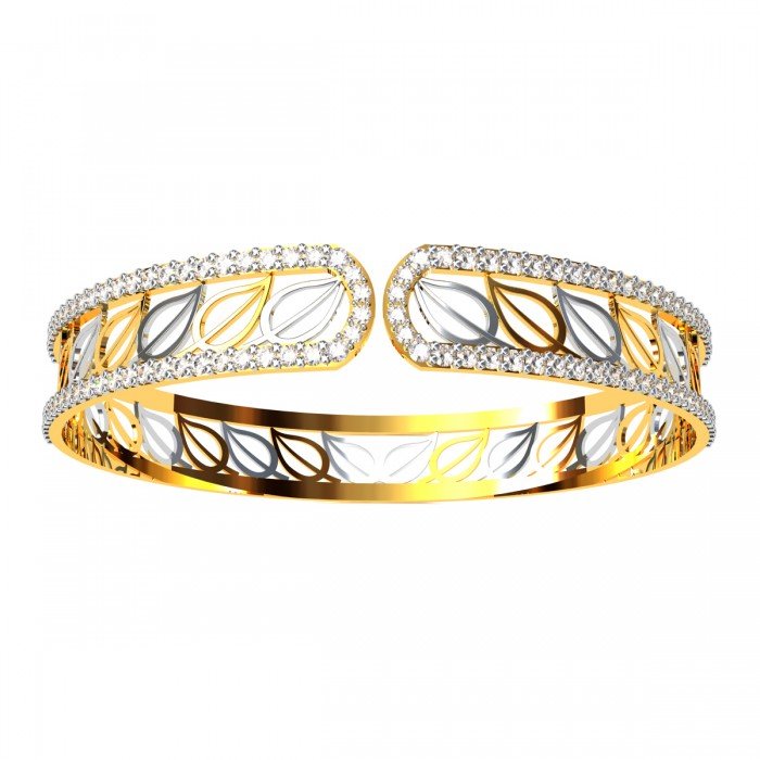 Diamond Open Bangle