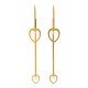 Love Shaped American Diamond Heart Earrings