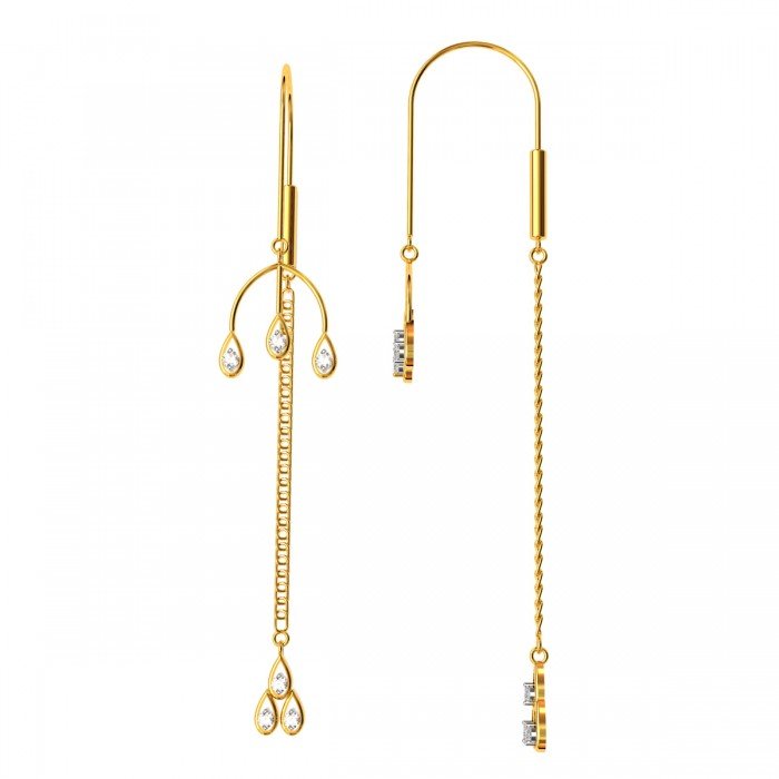 Anchor American Diamond Earrings