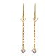 Pearl Gold Drop Earrings