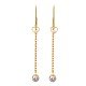 Pearl Gold Drop Earrings