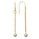 Pearl Gold Drop Earrings