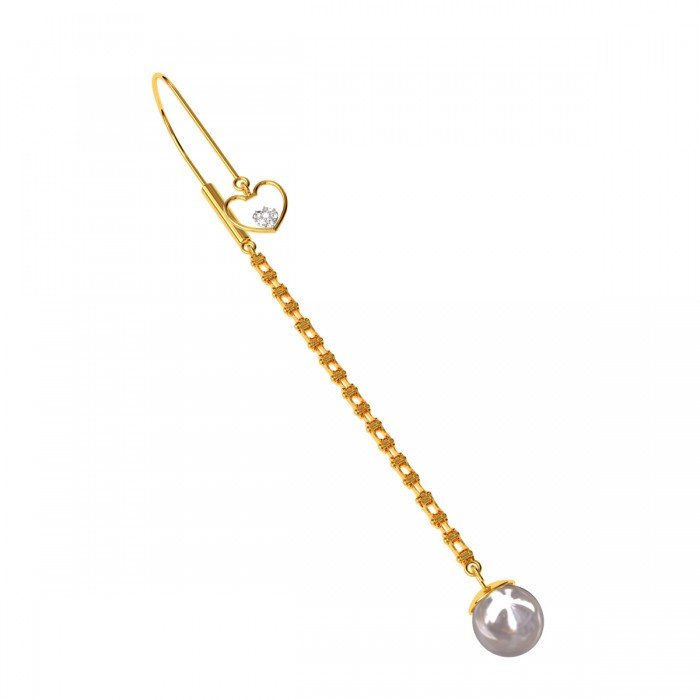 Pearl Gold Drop Earrings