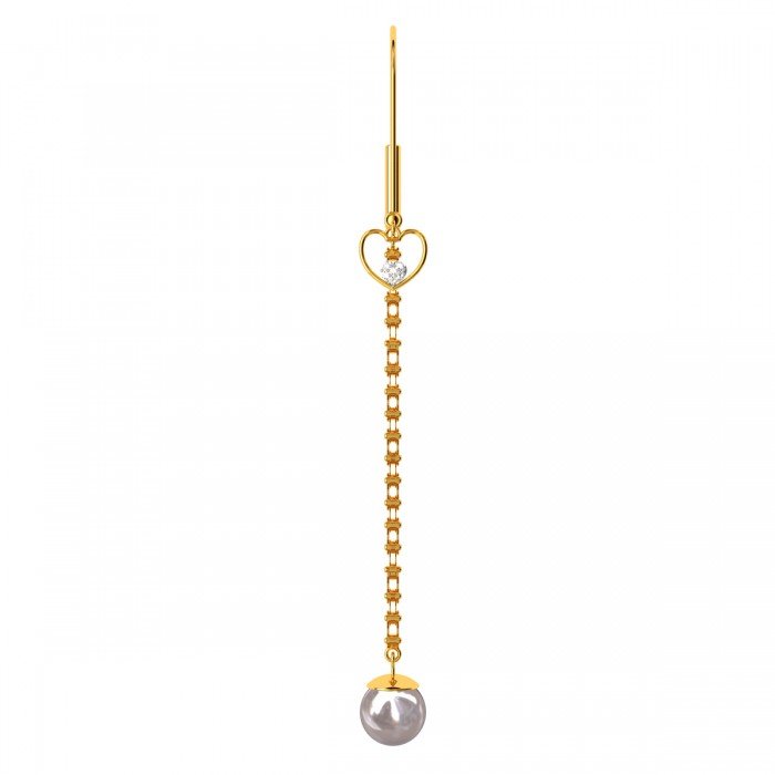 Pearl Gold Drop Earrings