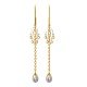Pearl Drop American Diamond Earrings