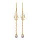 Pearl Drop American Diamond Earrings