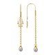 Pearl Drop American Diamond Earrings