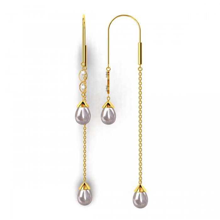 Pearl Long Earring