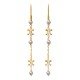 Butterfly American Diamond Gold Earring