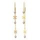 Butterfly American Diamond Gold Earring