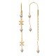 Butterfly American Diamond Gold Earring