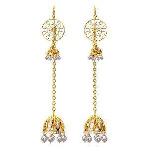 Mughal Long Chain Earring