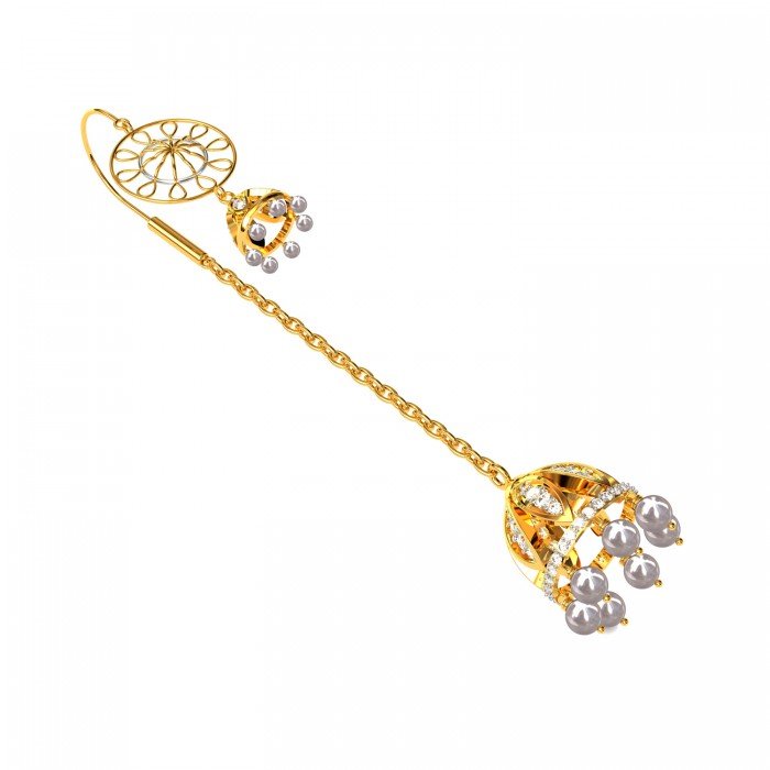 Mughal Long Chain Earring