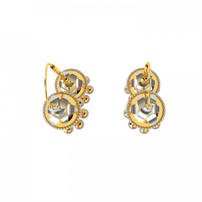 Sui Dhaga Gold Earring