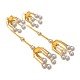 Double Jhumka Pearl Earrings