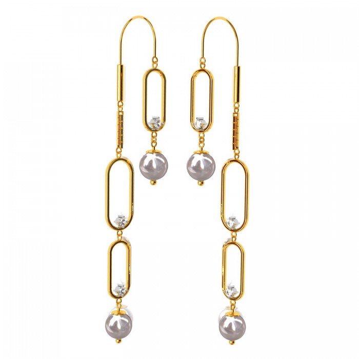 Mystic American Diamond Hoop Earring