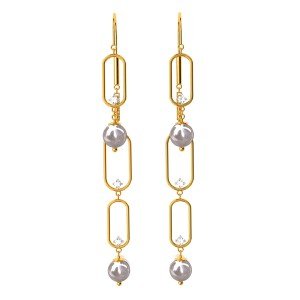 Mystic American Diamond Hoop Earring