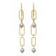 Mystic American Diamond Hoop Earring