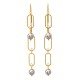 Mystic American Diamond Hoop Earring