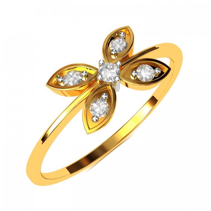 American Diamond Ring for Girls