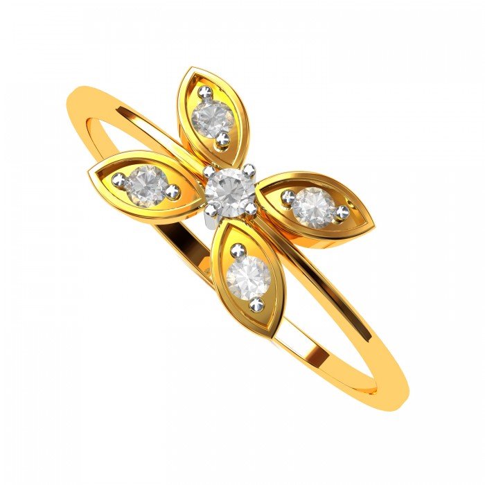 American Diamond Ring for Girls