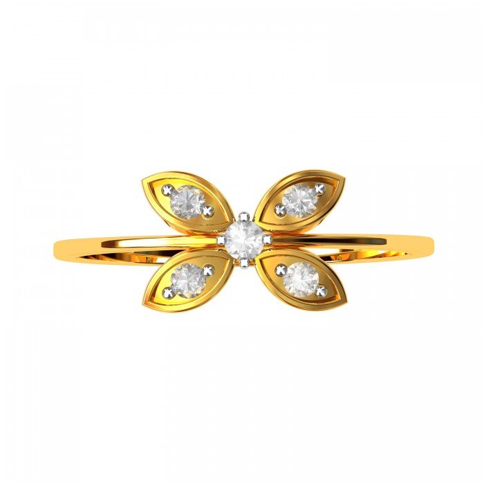 American Diamond Ring for Girls