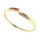 Ruby CZ Diamond Bracelet