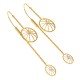 Double Wheel Long Hoop American Diamond Chain
