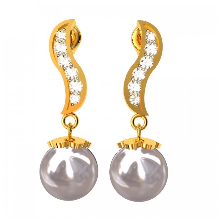 Pearl Gold Earring