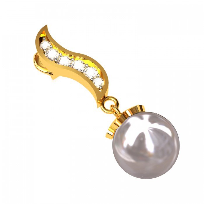 Pearl Gold Earring