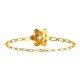 Lotus Gold Diamond Bracelet