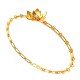 Lotus Gold Diamond Bracelet