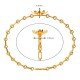 Lotus Gold Diamond Bracelet