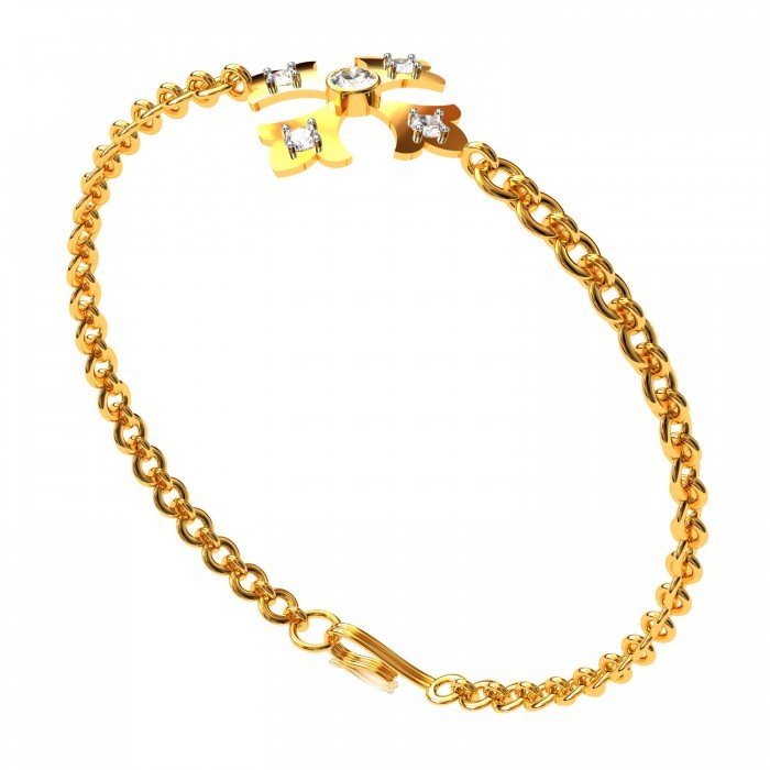 American Diamond Chain Bracelet