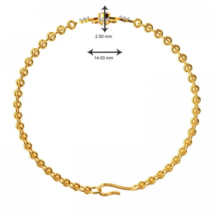 American Diamond Chain Bracelet