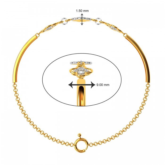 Gold Bangle Bracelet
